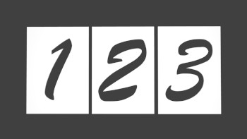 numbers elegant templates